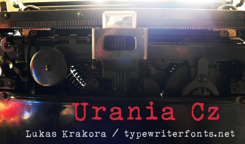 urania_czech font